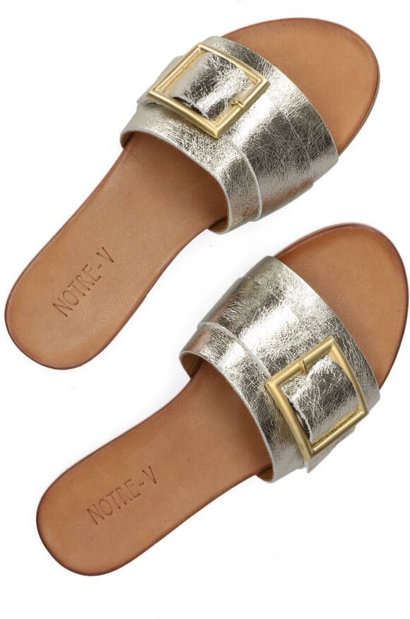 NOTRE-V Gouden Slippers 10201