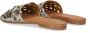 Notre-v Metallic Goud Trendy Slippers Yellow Dames - Thumbnail 4