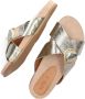 Notre-V Notre V 10318 Slippers Dames Goud - Thumbnail 5