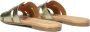 Notre-V Notre V 179874 Slippers Dames Goud - Thumbnail 5