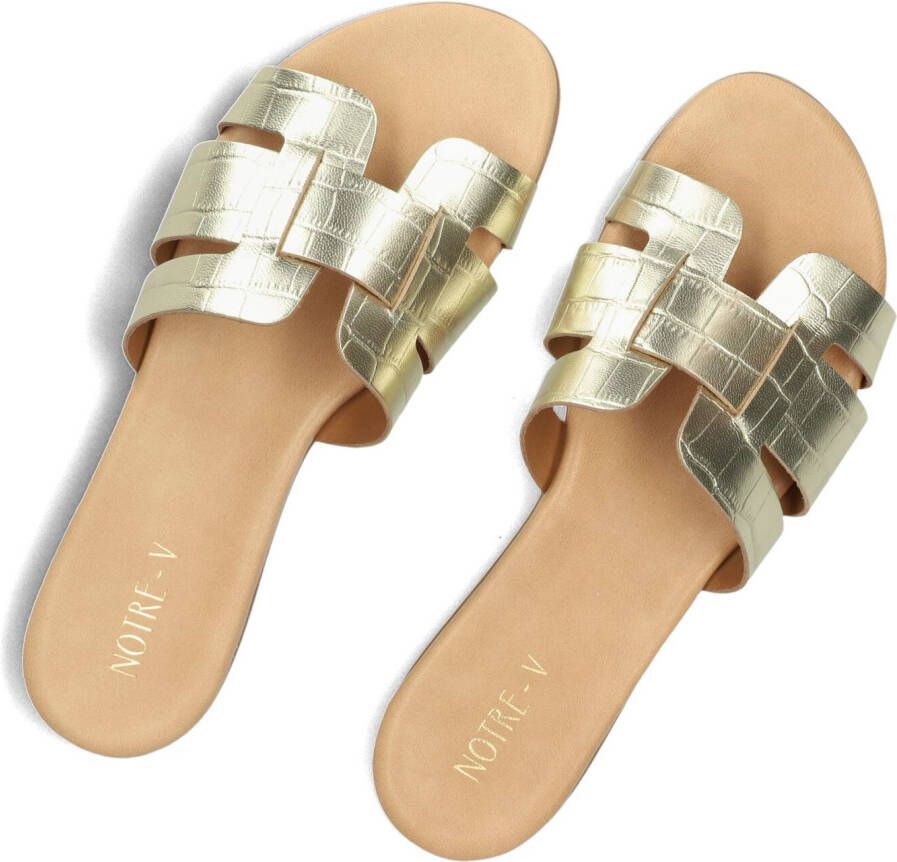 NOTRE-V Gouden Slippers 179874
