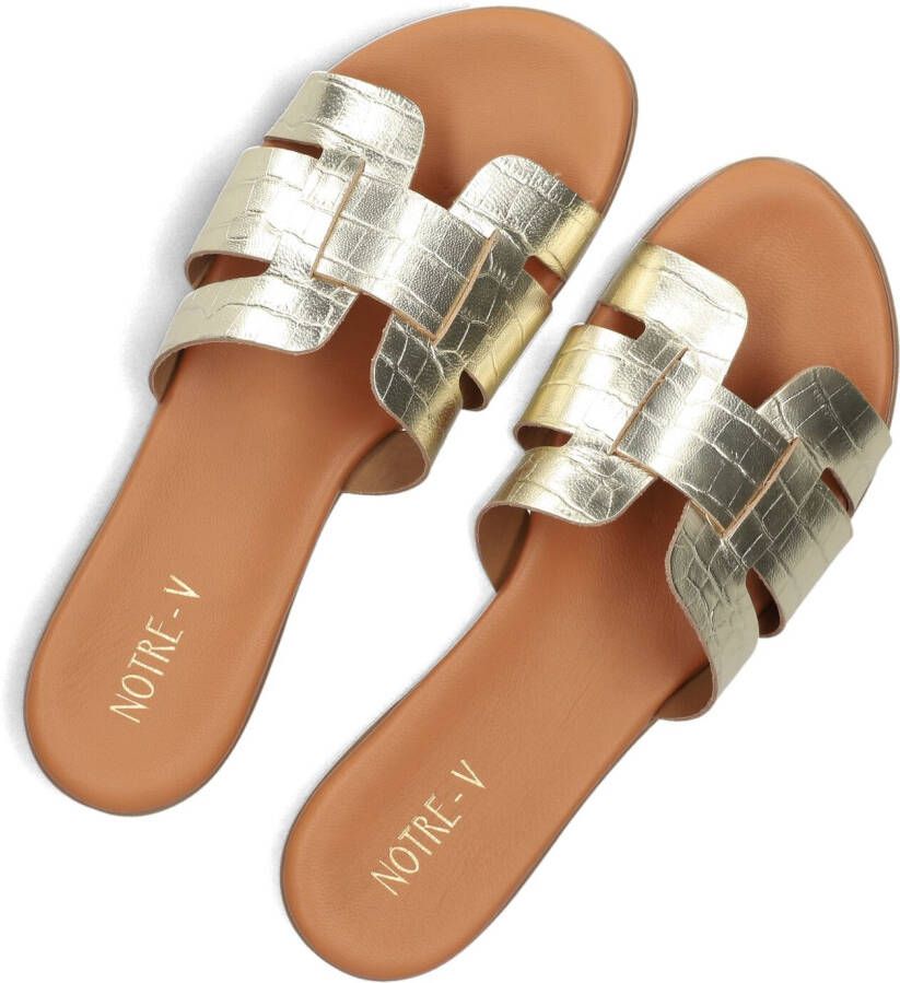 NOTRE-V Gouden Slippers 179874