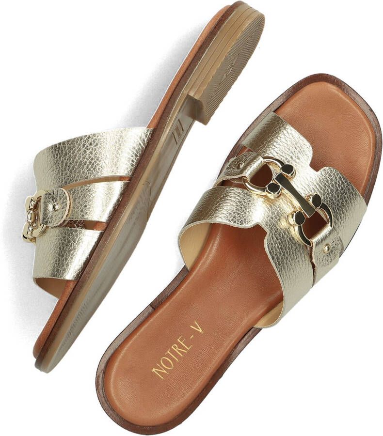 NOTRE-V Gouden Slippers 22718