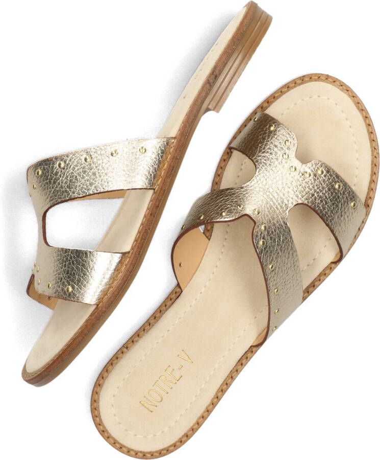 NOTRE-V Gouden Slippers 22743