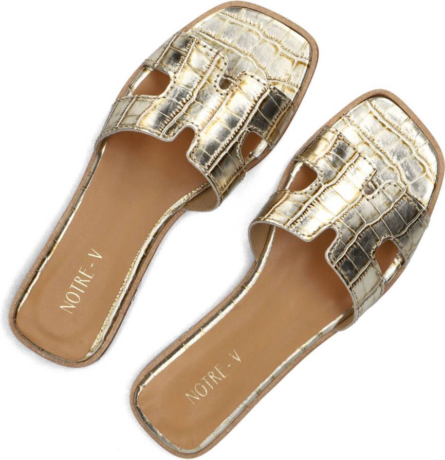 NOTRE-V Gouden Slippers As-16221