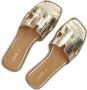 Notre-V As-16221 Slippers Dames Goudkleurig - Thumbnail 6