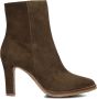 Notre-V 57436 Enkellaarsjes Enkelboots met rits Dames Groen - Thumbnail 2