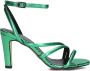 Metallica Metalli Sandalen Dames Groen - Thumbnail 2