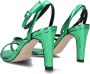 Metallica Metalli Sandalen Dames Groen - Thumbnail 3