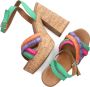 Notre-V 618012 Sandalen Dames Groen - Thumbnail 5