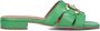 Chain Detail 06 6403 Slippers Dames Groen - Thumbnail 3