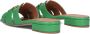 Chain Detail 06 6403 Slippers Dames Groen - Thumbnail 4