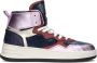 Notre-V 05-22 Hoge sneakers Leren Sneaker Dames Multi - Thumbnail 3