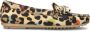 Notre-v Luipaardprint Mocassin met Chique Stijl Multicolor Dames - Thumbnail 3