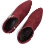 Notre-V 8558 Enkellaarsjes Enkelboots met rits Dames Rood - Thumbnail 7