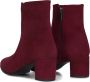 Notre-V 8560 Enkellaarsjes Enkelboots met rits Dames Rood - Thumbnail 4