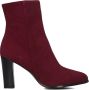 Notre-V 97436 Enkellaarsjes Enkelboots met rits Dames Rood - Thumbnail 3