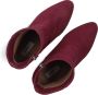 Notre-V 97436 Enkellaarsjes Enkelboots met rits Dames Rood - Thumbnail 5
