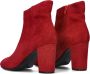 Notre-V Diane-02 Enkellaarsjes Enkelboots met rits Dames Rood - Thumbnail 3