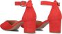Notre-V 12625 Sandalen Dames Rood - Thumbnail 4