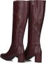 Notre-v Rode Hoge Laarzen Stijlvol Model - Thumbnail 5