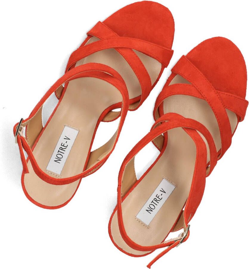 NOTRE-V Rode Sandalen 22552