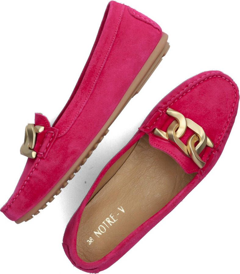 NOTRE-V Roze Mocassins 1202