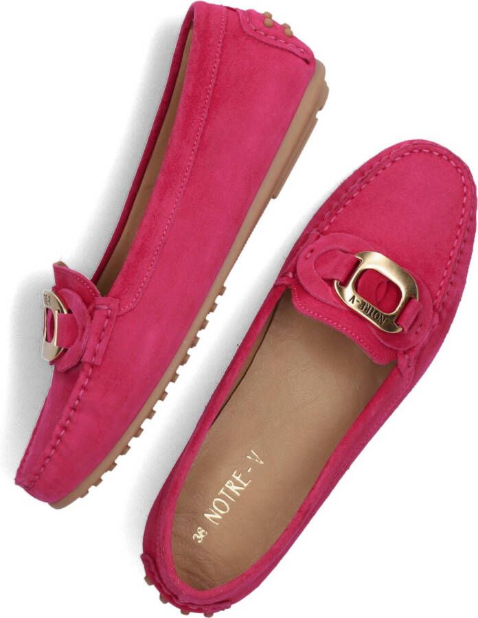 NOTRE-V Roze Mocassins 1203