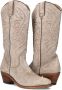 City Western bruin Tinten Helden Cowboylaarzen Western Laarzen Dames Taupe - Thumbnail 5