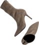 Notre-V Notre V 101 Enkellaarsjes Enkelboots met rits Dames Taupe - Thumbnail 4