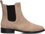 Notre-v Taupe Suède Enkellaarzen Stijlvol Model Beige Dames - Thumbnail 4