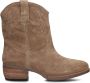 Notre-V 851 Enkellaarsjes Enkelboots Dames Taupe - Thumbnail 4