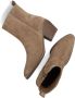 Notre-V Ki-4563 Enkellaarsjes Enkelboots met rits Dames Taupe - Thumbnail 5