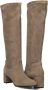Notre-v Elegante Taupe Hoge Laarzen Beige Dames - Thumbnail 7