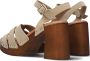 Bruin Tinten 8509 Sandalen Dames Taupe - Thumbnail 3