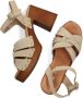 Bruin Tinten 8509 Sandalen Dames Taupe - Thumbnail 5