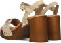 Notre-v Dames Sandalen 8635 Beige Dames - Thumbnail 3