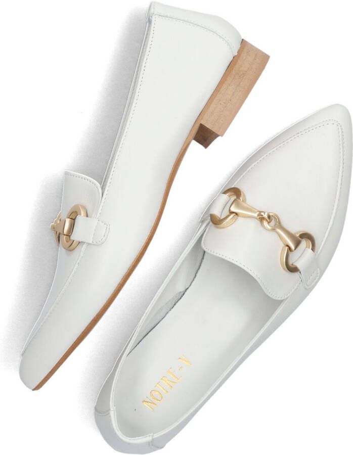 NOTRE-V Witte Loafers 06-44