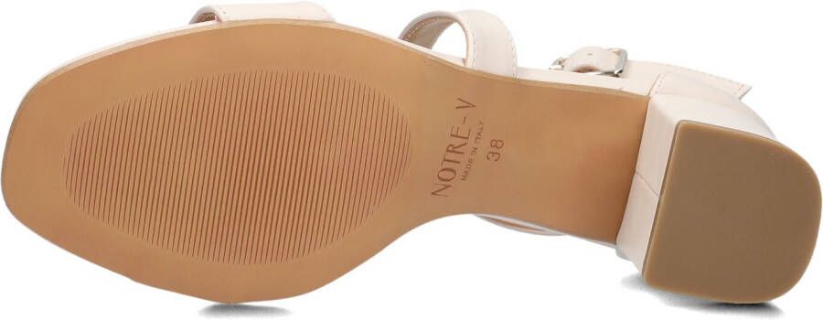 NOTRE-V Witte Sandalen 16036