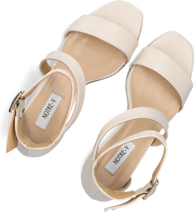 NOTRE-V Witte Sandalen 16036