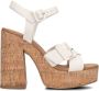 Notre-V 618009 Sandalen Dames Wit - Thumbnail 2