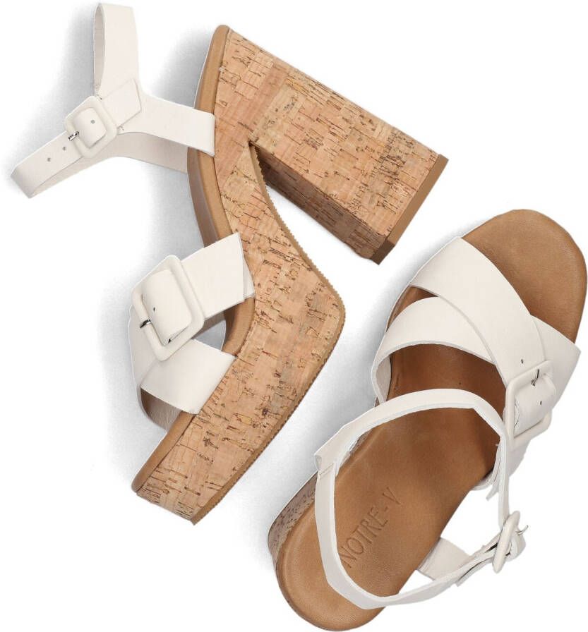 NOTRE-V Witte Sandalen 618009