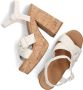 Notre-V 618009 Sandalen Dames Wit - Thumbnail 5