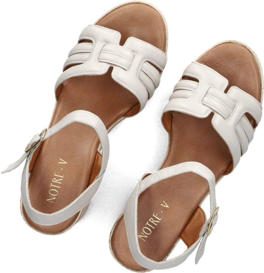 NOTRE-V Witte Sandalen As-2000