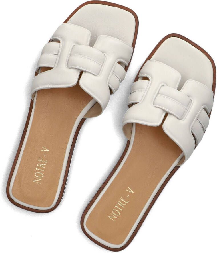 NOTRE-V Witte Slippers As-14135