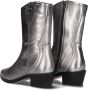 Notre-V 18050 Enkellaarsjes Enkelboots met rits Dames Zilver - Thumbnail 5