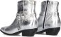 Notre-V As186 Enkellaarsjes Enkelboots met rits Dames Zilver - Thumbnail 5