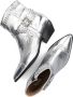 Notre-V As186 Enkellaarsjes Enkelboots met rits Dames Zilver - Thumbnail 7