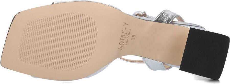 NOTRE-V Zilveren Sandalen 22304