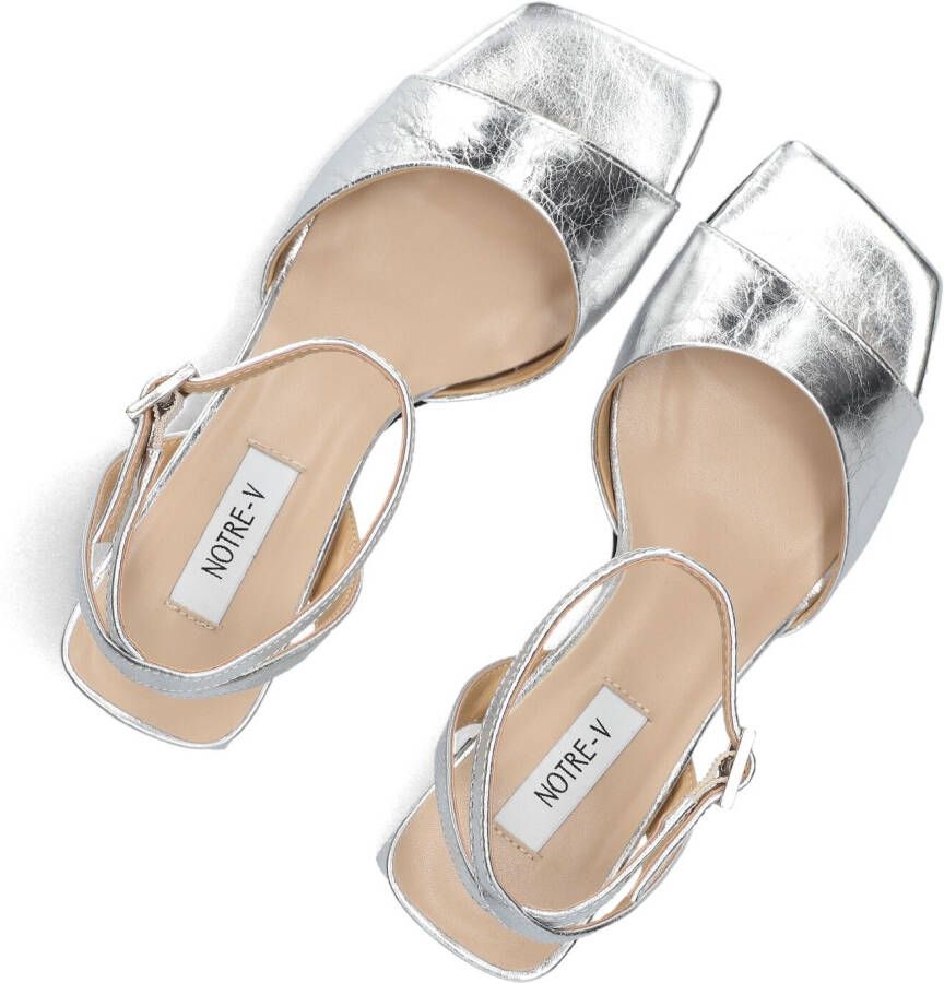 NOTRE-V Zilveren Sandalen 22304